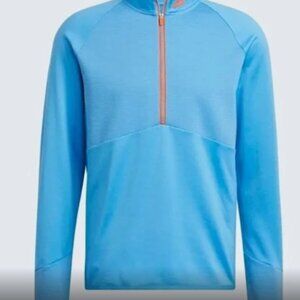 NEW Adidas COLD.RDY 1/4-ZIP PULLOVER - Size MEDIUM HF6539  Men | Color: Blue